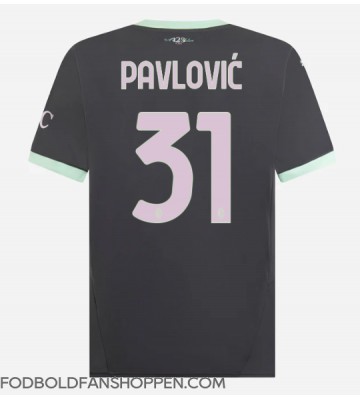 AC Milan Strahinja Pavlovic #31 Tredjetrøje 2024-25 Kortærmet